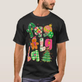 Fa La La Coquette Christmas Gingerbread Tree  T-shirt (Voorkant)