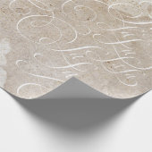 Fa la la - Deck the Halls - Kerstkalligrafie Cadeaupapier (Hoek)