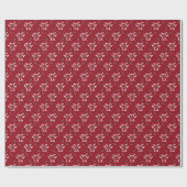 Fa la la feestelijke Holly Christmas Cadeaupapier (Vlak)