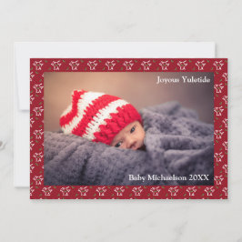 Fa la la feestelijke Holly Christmas Feestdagenkaart