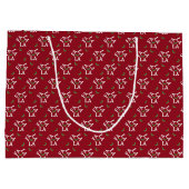 Fa la la feestelijke Holly Christmas Groot Cadeauzakje (Achterkant)