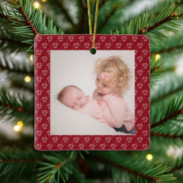 Fa la la feestelijke Holly Christmas Keramisch Ornament