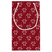 Fa la la feestelijke Holly Christmas Klein Cadeauzakje (Achterkant)