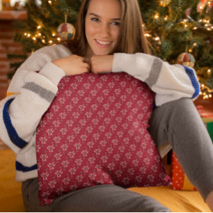 Fa la la feestelijke Holly Christmas Kussen