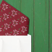 Fa la la feestelijke Holly Christmas Tissuepapier