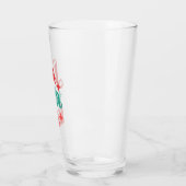Fa La La - Feestelijke Vakantie Typografie Design Glas (Links)