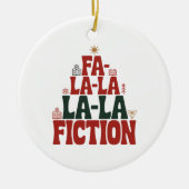 Fa-la-la Fiction Festive Tree Keepsake Keramisch Ornament (Voorkant)