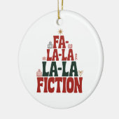 Fa-la-la Fiction Festive Tree Keepsake Keramisch Ornament (Links)