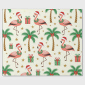 Fa-La-La-Flamingo Cadeaupapier (Vlak)