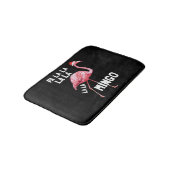 Fa La La Flamingo kerstfeestdagen Badmat (Gekanteld)