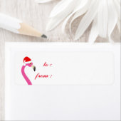 Fa la la Flamingo Vakantie naar/van Label (Insitu)