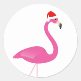 Fa la la Flamingo Vakantie Sticker