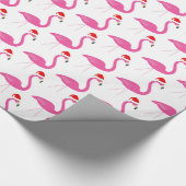 Fa la la Flamingo Vakantiepapier Cadeaupapier (Hoek)