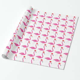 Fa la la Flamingo Vakantiepapier Cadeaupapier