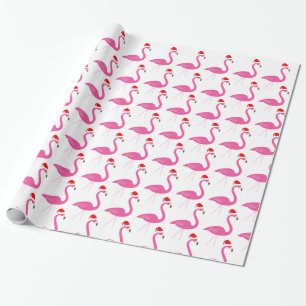 Fa la la Flamingo Vakantiepapier Cadeaupapier