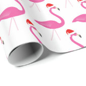 Fa la la Flamingo Vakantiepapier Cadeaupapier (Rol Hoek)