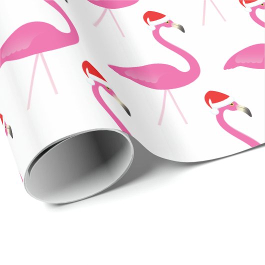 Fa la la Flamingo Vakantiepapier Cadeaupapier (Rol Hoek)