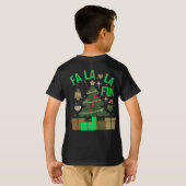 Fa la la Fun Digital Art Design T-shirt (Achterkant volledig)