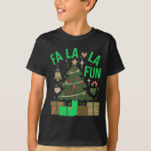 Fa la la Fun Digital Art Design T-shirt (Voorkant)