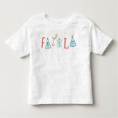 Fa la la Funny Christmas Tree Vakantie Kinder Shirts (Voorkant)