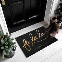 Fa La La Gold Script Typografie Custom Family Deurmat