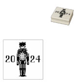 Fa La La Kerst Notenkraker Balletdanser Rubberstempel (Gestempeld)
