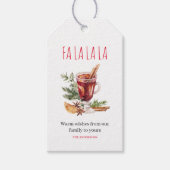 Fa la la | Kerstcadeaubonnen Cadeaulabel (Voorkant)