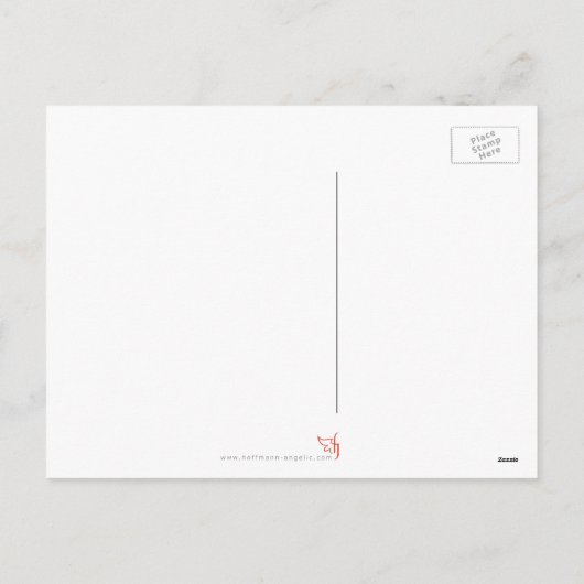 Fa la la - Kerstkalligrafie - Dek de zalen Feestdagenkaart (Achterkant)