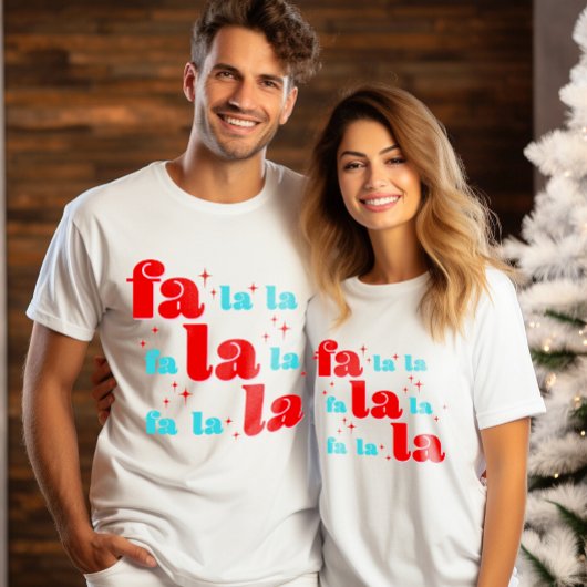 Fa La La Kerstmis T-shirt