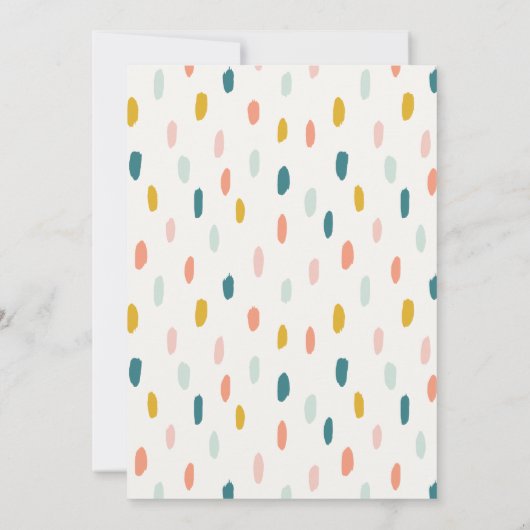 Fa la la | Kleur van pasta | Kerstfeestdag Kaart (Achterkant)