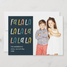 Fa La La | Kleuren van pasta's | Vakantiedorecards Kaart
