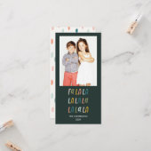 Fa La La | Kleuren van pasta's | Vakantiedorecards Kaart (Voorkant / Achterkant in situ)