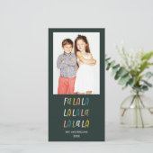 Fa La La | Kleuren van pasta's | Vakantiedorecards Kaart (Staand voorkant)