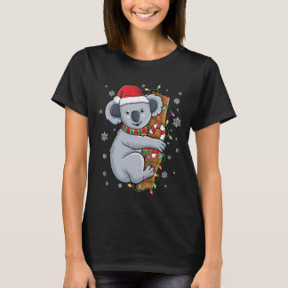 Fa La La Koala Sneeuwvlok Vakantie Kerstmis T-shirt