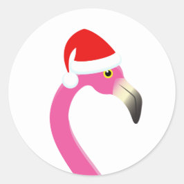 Fa la la la Big Flamingo Vakantie Sticker
