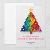 Fa-la-la-la-Fabulous: Een heel vrolijk LGBT Kerstf Feestdagenkaart (Voorkant / Achterkant)