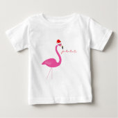 Fa la la la Flamingo Vakantie Baby Jurk (Voorkant)