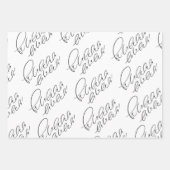 Fa la la la holiday Wrapping Paper (Voorkant)