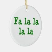 fa la la la keramisch ornament (Rechts)