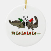 Fa La La La KerstMudskipper Ornament (Voorkant)