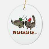 Fa La La La KerstMudskipper Ornament (Links)