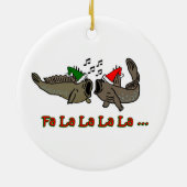 Fa La La La KerstMudskipper Ornament (Achterkant)