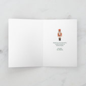 Fa La La La kerstNutkraker Ballet Dancer Feestdagen Kaart (Binnen)