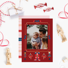 Fa La La La kerstNutkraker Ballet Dancer Folie Feestdagenkaart