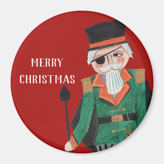 Fa La La La kerstNutkraker Ballet Dancer Magneet (Voorkant)