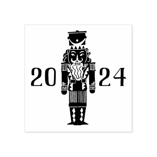 Fa La La La kerstNutkraker Ballet Dancer Rubberstempel (Afrduk)