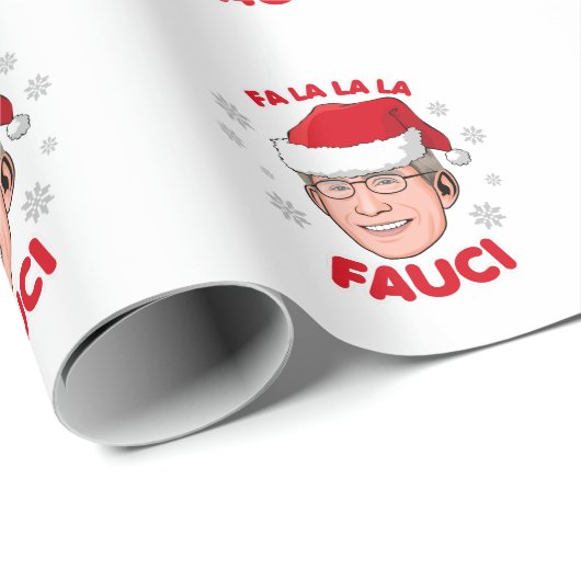 Fa La La La La Fauci Cadeaupapier (Rol Hoek)