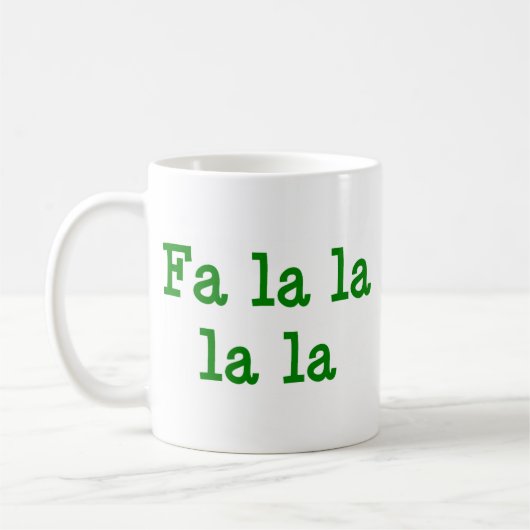 Fa la la la la koffiemok (Links)