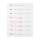 FA LA LA LA LA LA LA LA (Vel)