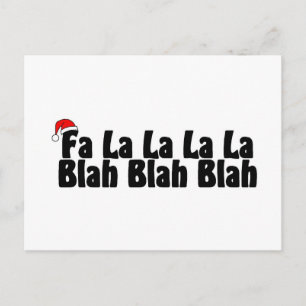 Fa La La La La La La La Blah Blah Blah Blah Briefkaart